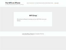 Tablet Screenshot of mp3drop.com